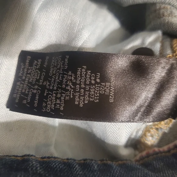 John Varvatos Star USA Bowery Slim Straight Jeans in Blue Men's Size 29 X 33 NWT